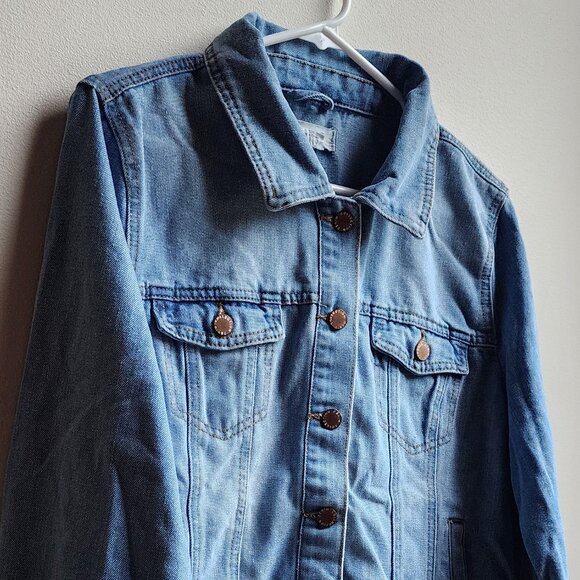 Ci Sono Light Wash Jean Jacket Size XL - Picture 2 of 16